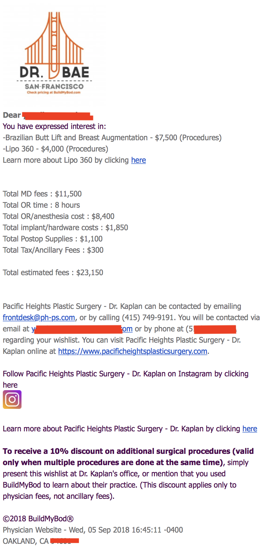 plastic surgery in san francisco